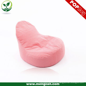 Розовый хлопок ткань фасоль мешок стул, диван beanbag